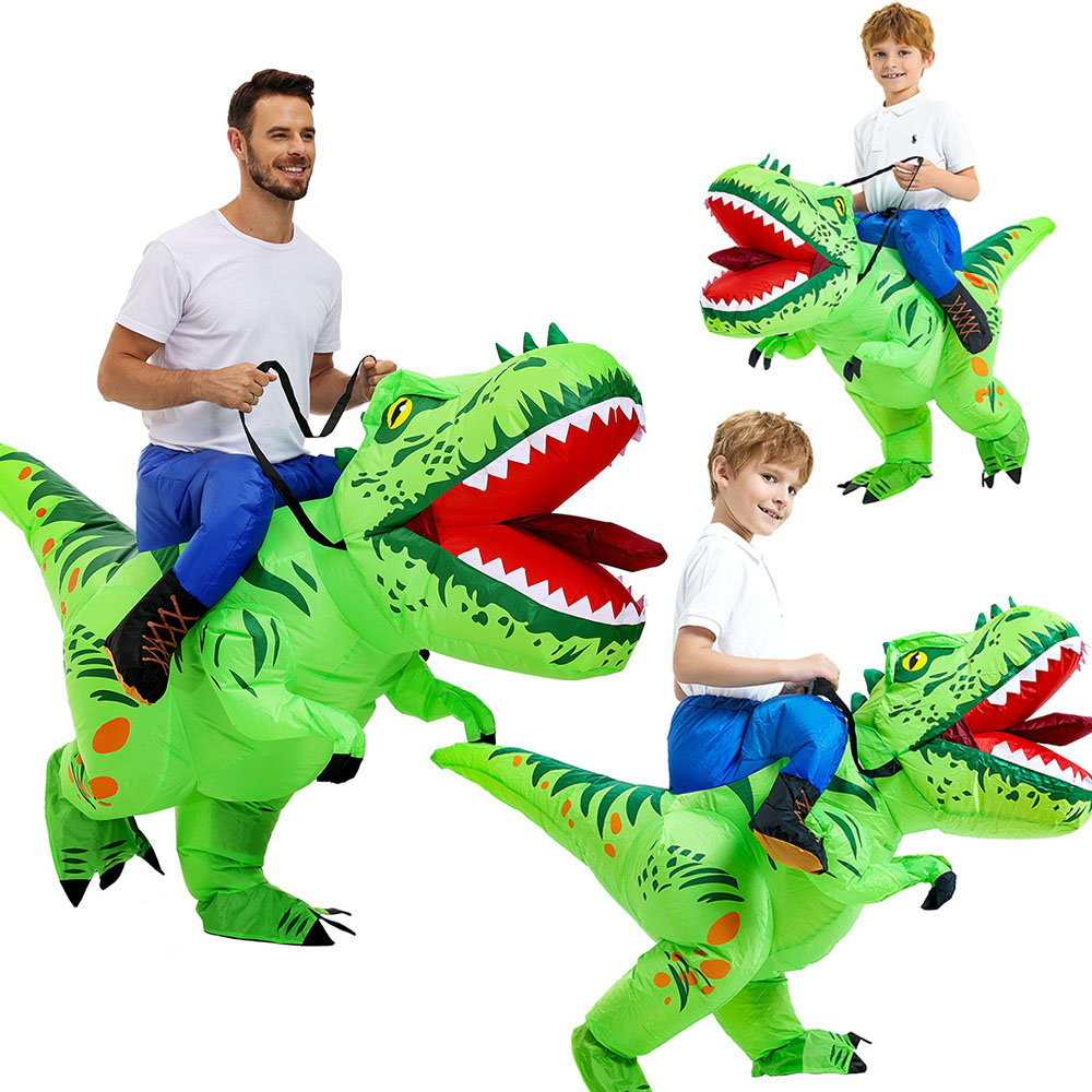 Inflatable Dinosaur Costume Adult - Children/Adults Dinosaur Inflatable Clothing Anime Riding