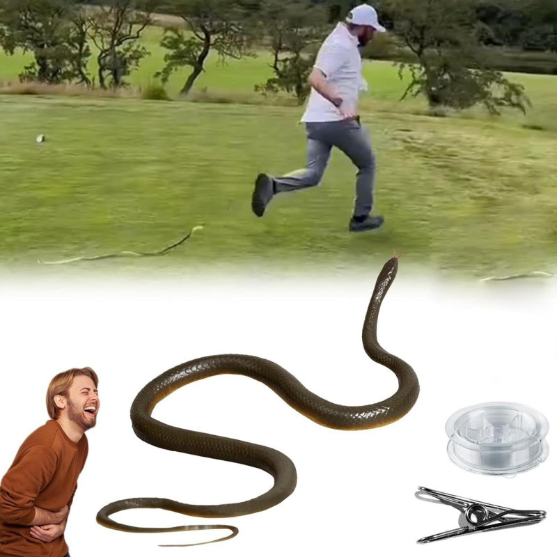 Prank Toys - Outdoor Snake Prank with String Clip