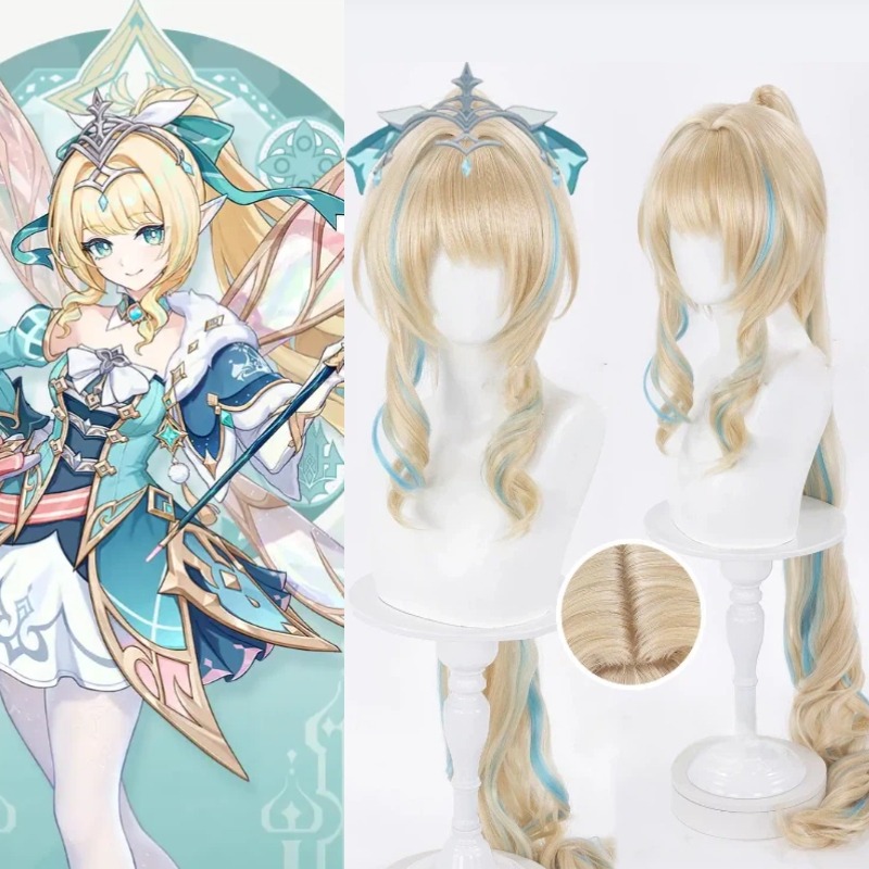 Anime Cosplay Wig Heat Resistant - Game Genshin Impact Vesna Strivozha Cosplay