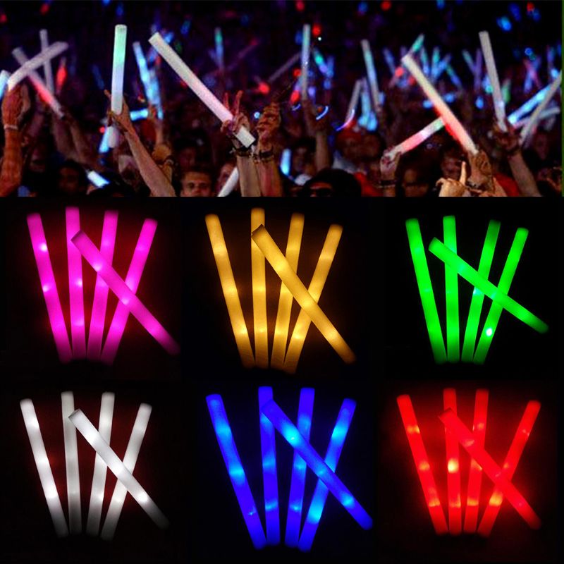 Flashing Led Foam Sticks Party - 30/50 Pcs Led Xốp Thanh Phát