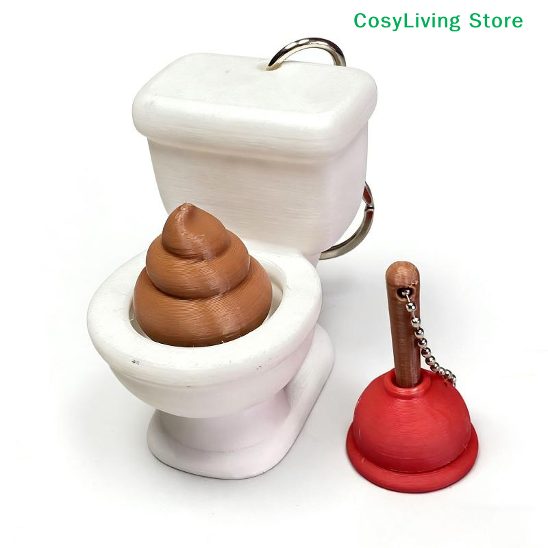 Novelty Gifts - [CL]1/2Pcs Calming Keychain Keys Finger Button