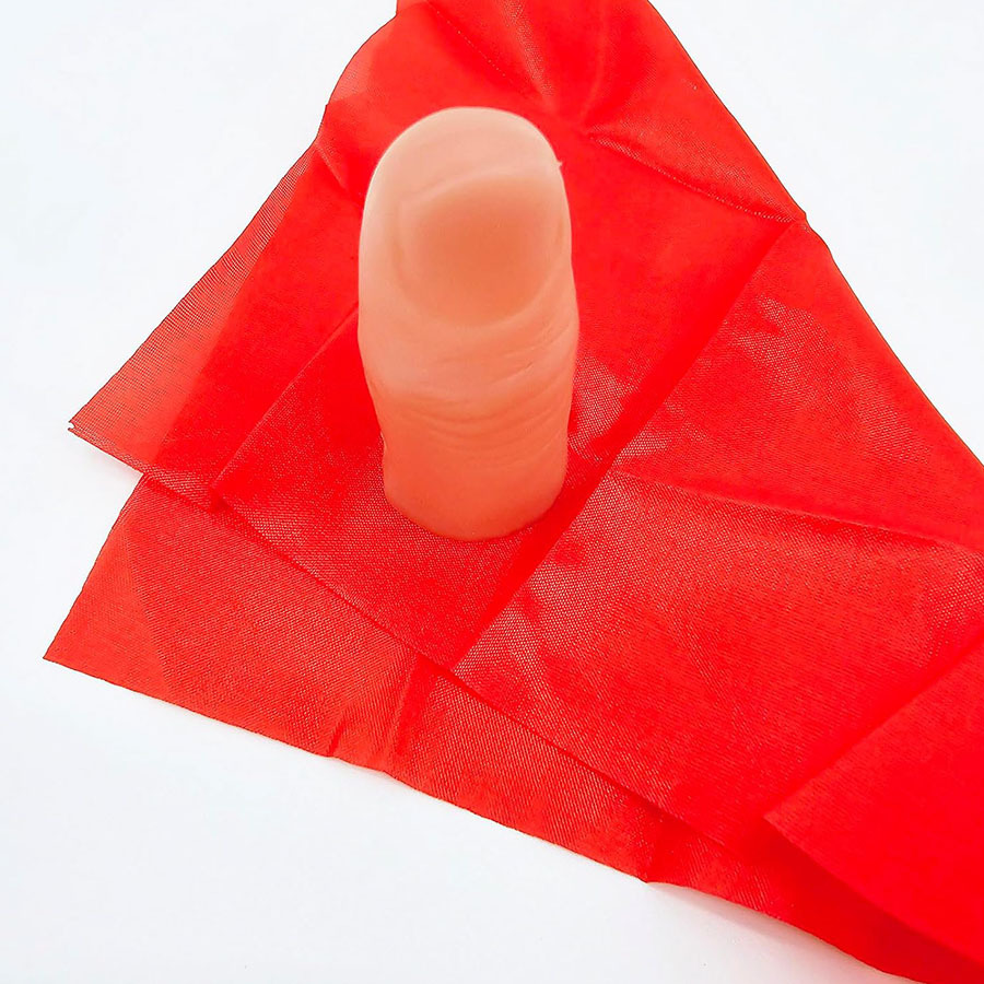 Thumb Tip Magic Trick Set - Scarf-Vanish Magic Thumb Tip Finger Sleeve