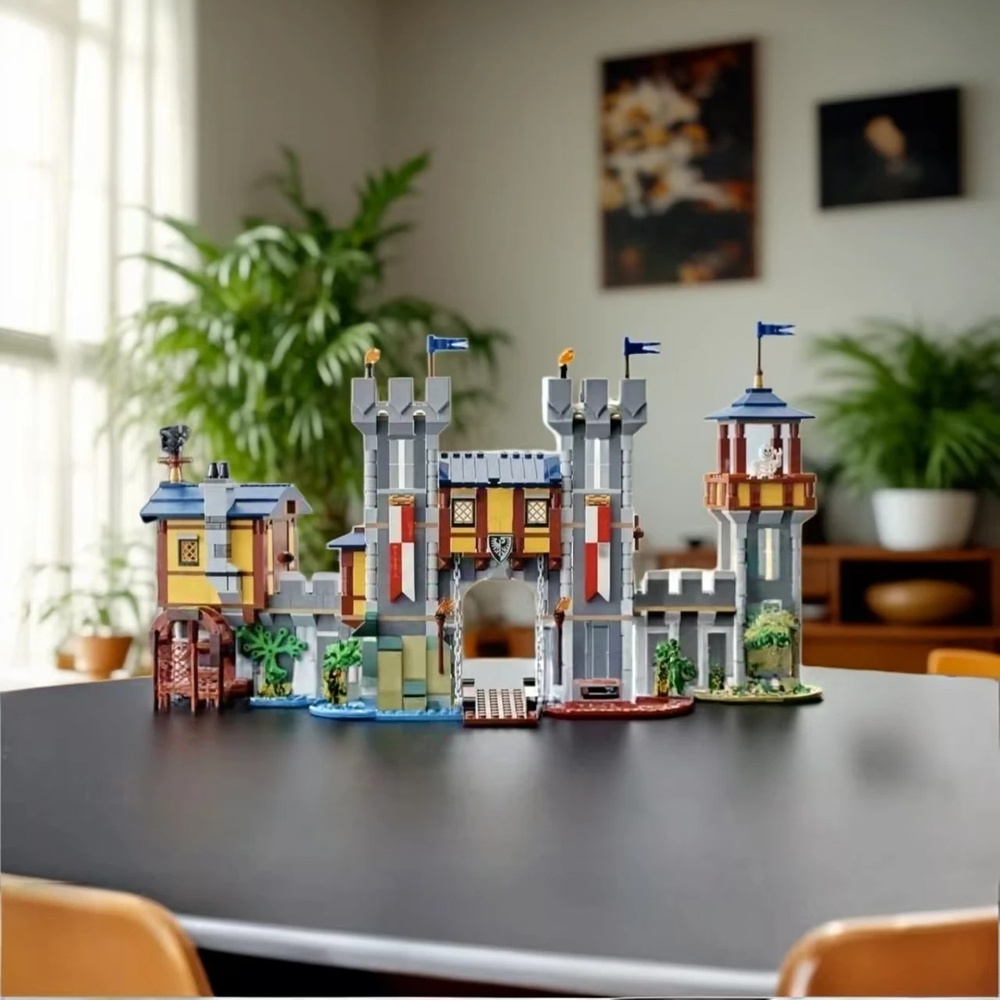 Novelty Gifts - 1426pcs New Medieval Castle Architecture Birthday