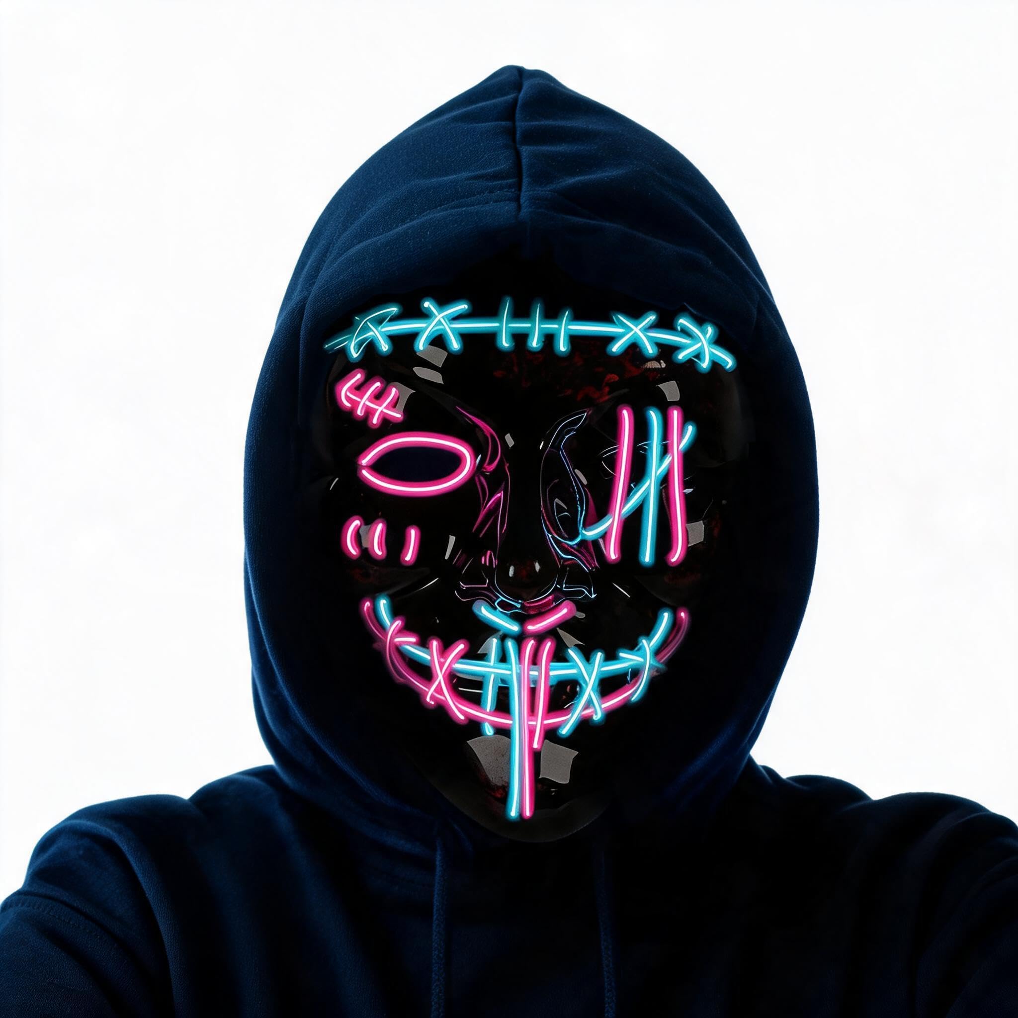 3 PACK Halloween Scary Mask LE - đánh giá và giá Led Purge Mask Halloween