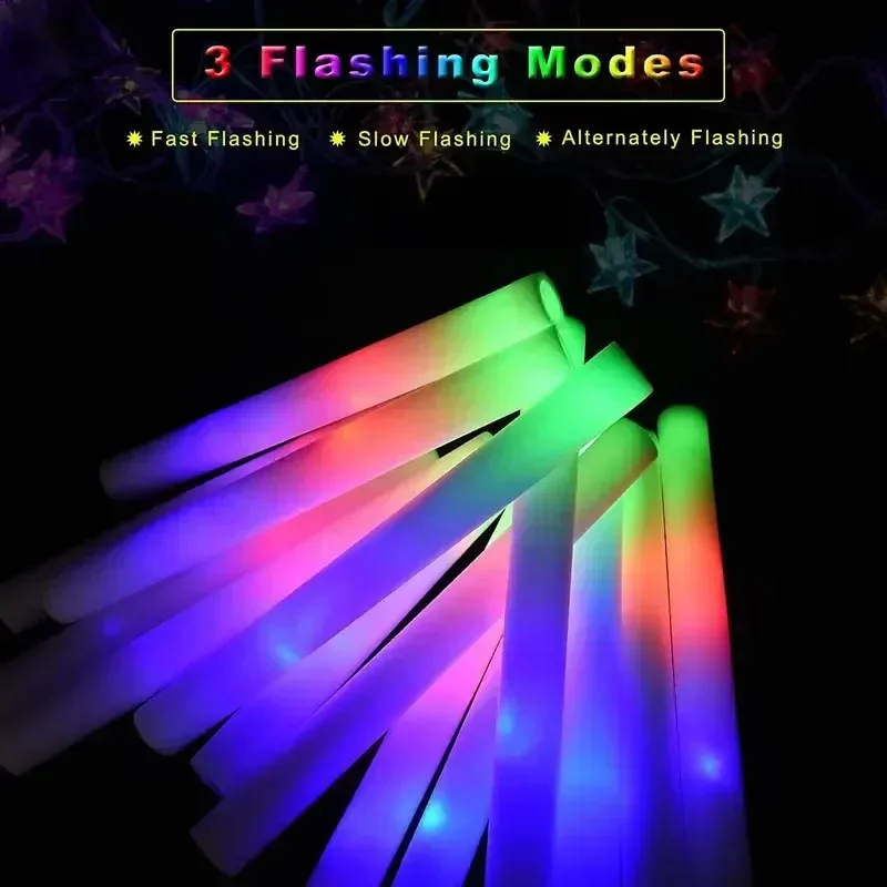30Pcs Foam Glow Sticks with 3  - đánh giá và giá Flashing Led Foam Sticks Party
