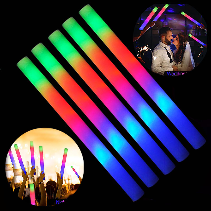 30/60pcs LED Glow Foam Stick F - đánh giá và giá Flashing Led Foam Sticks Party