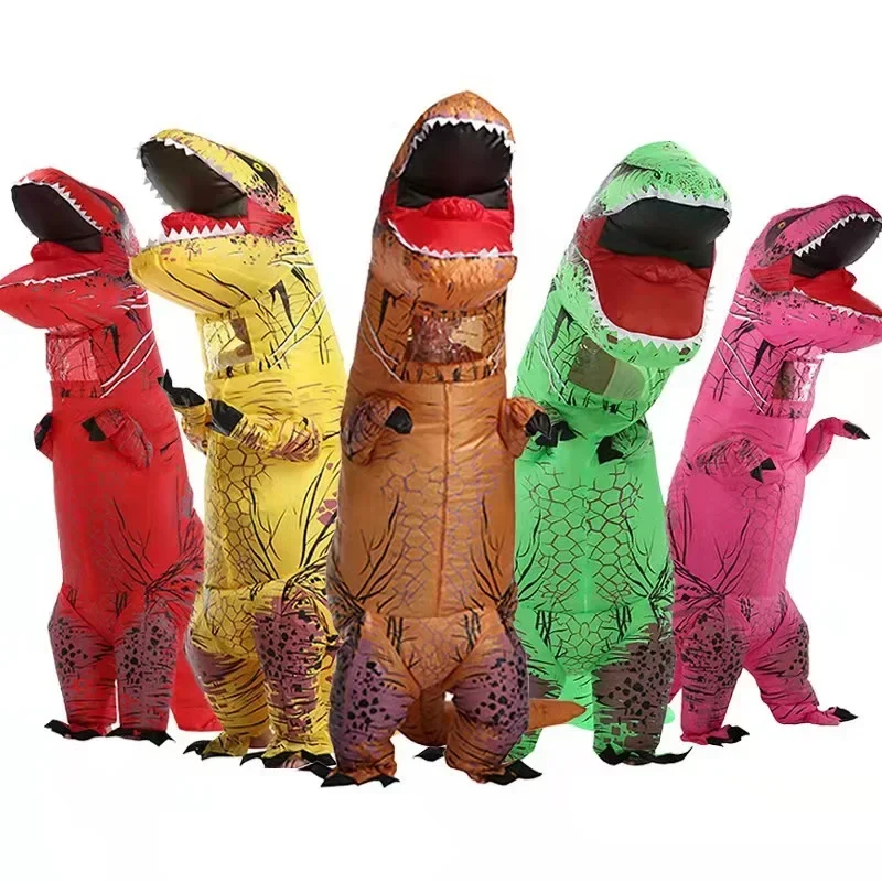Tyrannosaurus rex inflatable c - đánh giá và giá Inflatable Dinosaur Costume Adult