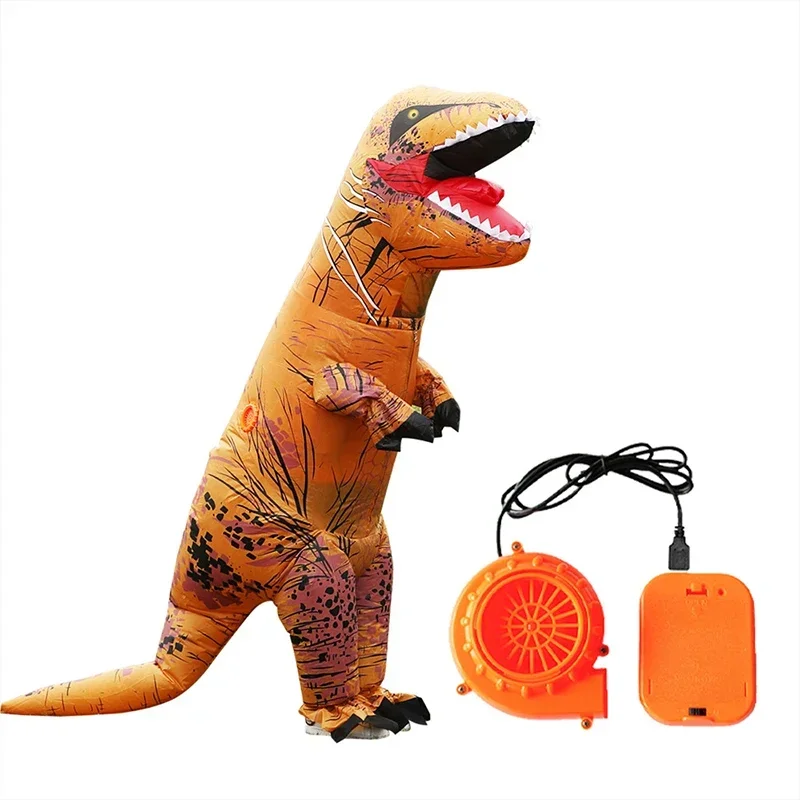 Tyrannosaurus rex inflatable c - đánh giá và giá Inflatable Dinosaur Costume Adult