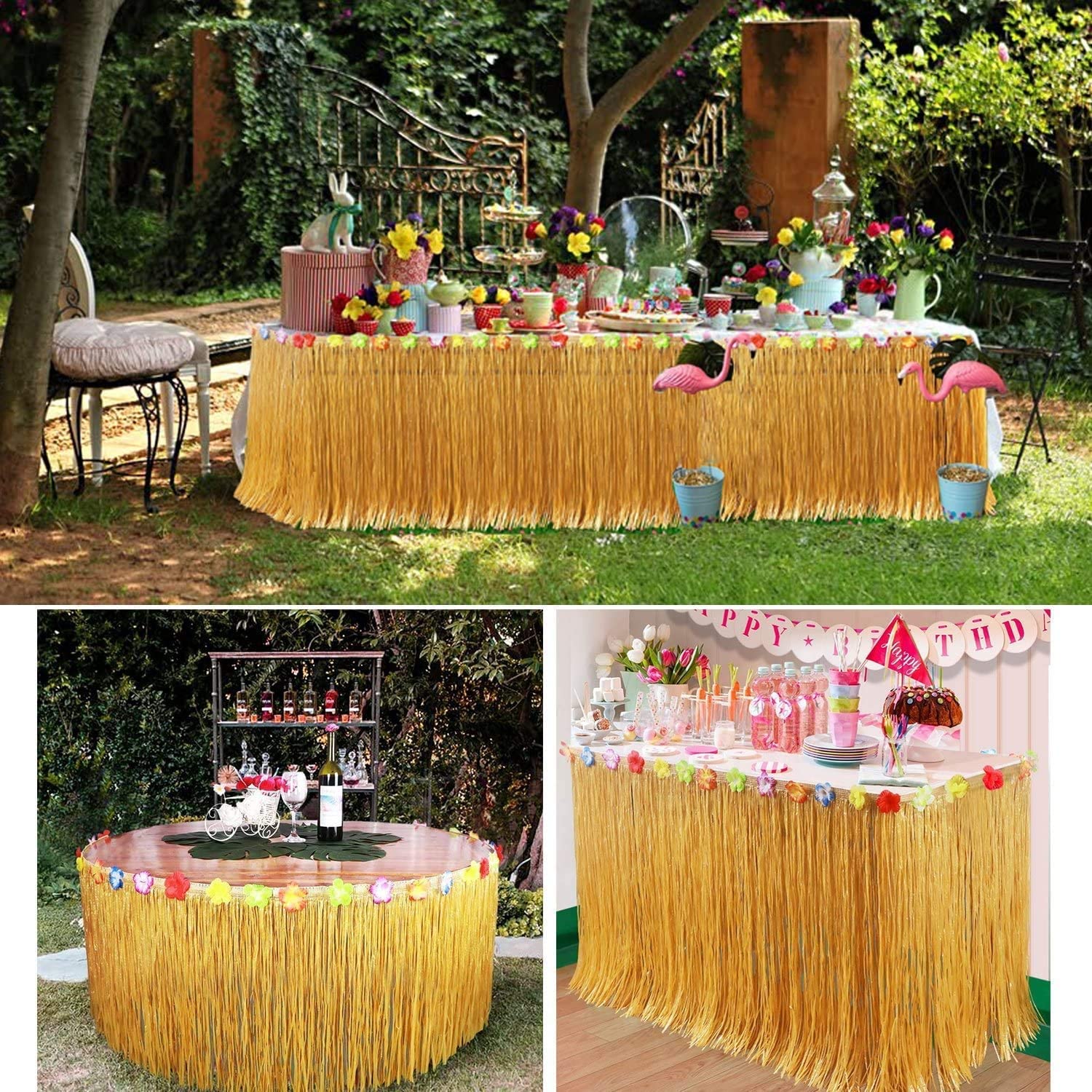 Straw Color Luau Grass Table S - đánh giá và giá Glow In The Dark Party Glasses