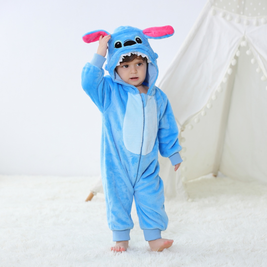 Baby Kigurumi Stitch Cartoon R - đánh giá và giá Spiderman Jumpsuit Kids