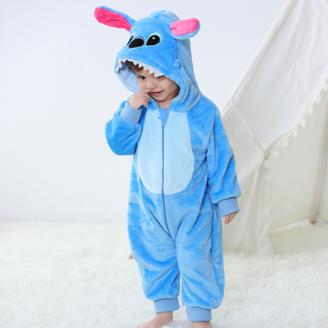 Baby Kigurumi Stitch Cartoon R - đánh giá và giá Spiderman Jumpsuit Kids