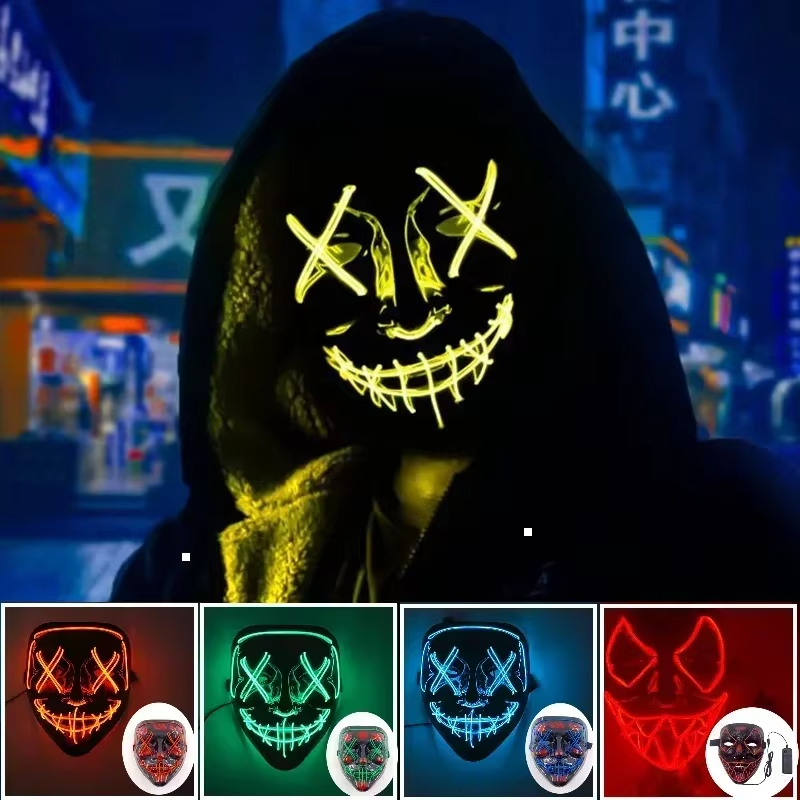 New 2025 Hot Wireless Hallowee - đánh giá và giá Led Purge Mask Halloween