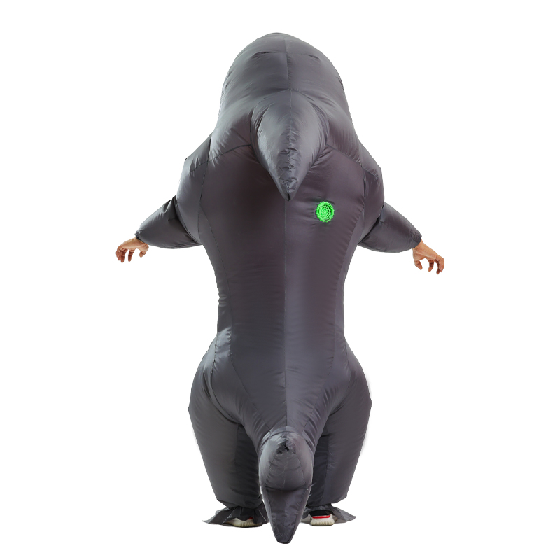 Inflatable Muscle Shark Costum - đánh giá và giá Inflatable Dinosaur Costume Adult