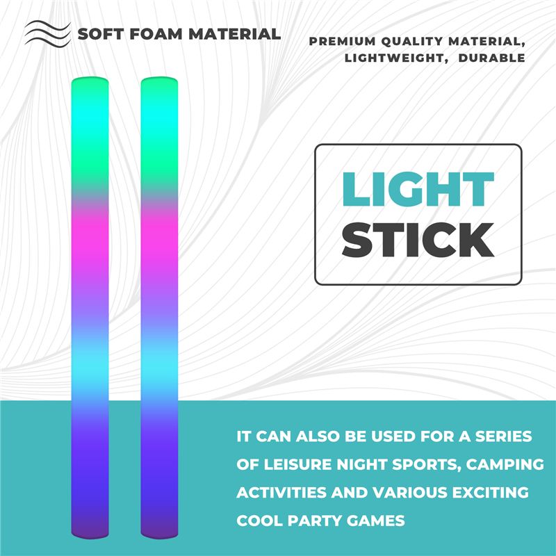 A68P-12Pcs Light Up Foam Stick - đánh giá và giá Flashing Led Foam Sticks Party