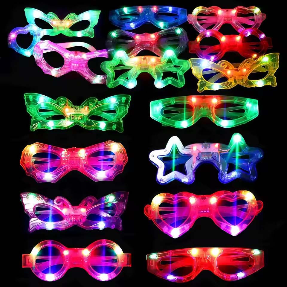 Glow In The Dark Glasses Bulk  - đánh giá và giá Glow In The Dark Party Glasses