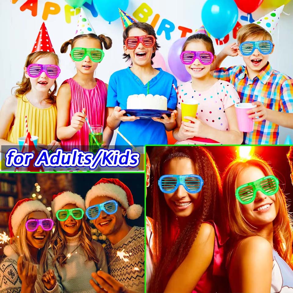 5-50 Pcs Light Up LED Glasses  - đánh giá và giá Glow In The Dark Party Glasses