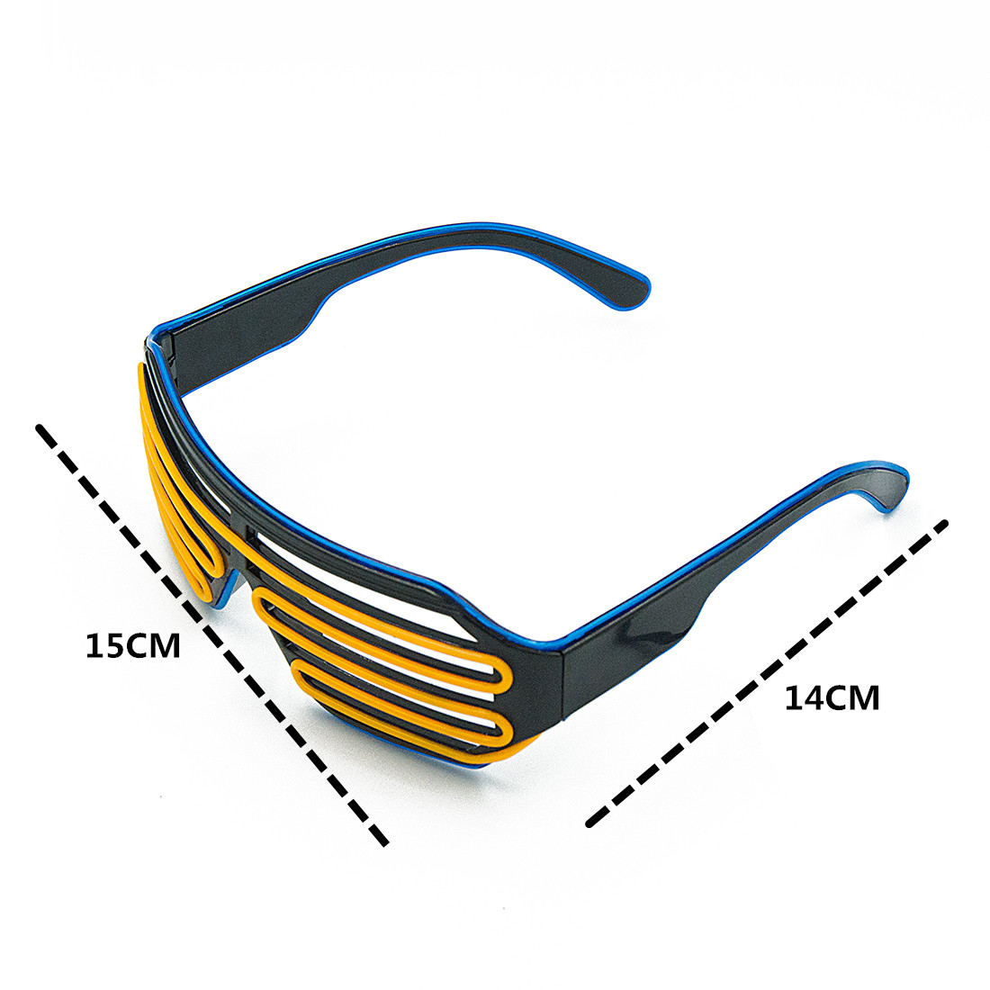 Glowing Glasses LED Gafas Lumi - đánh giá và giá Glow In The Dark Party Glasses