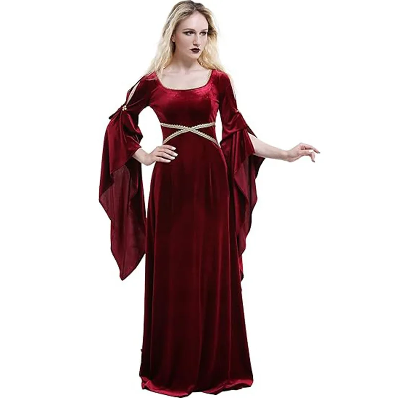 Women Medieval Dress Red Queen - đánh giá và giá Medieval Renaissance Dress Women