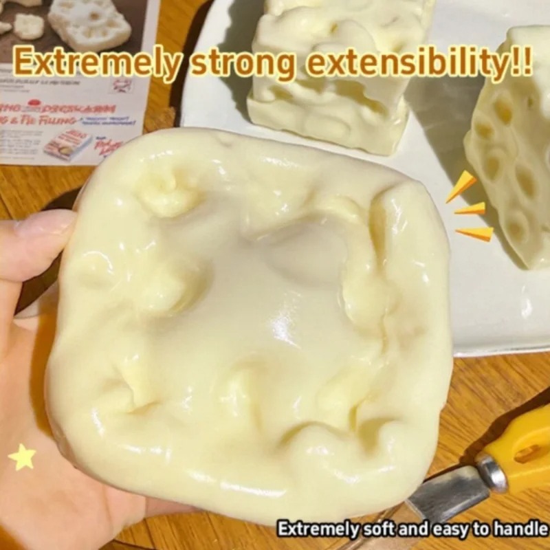 Taba Squishy Cheese Cube Stres - đánh giá và giá Novelty Gifts