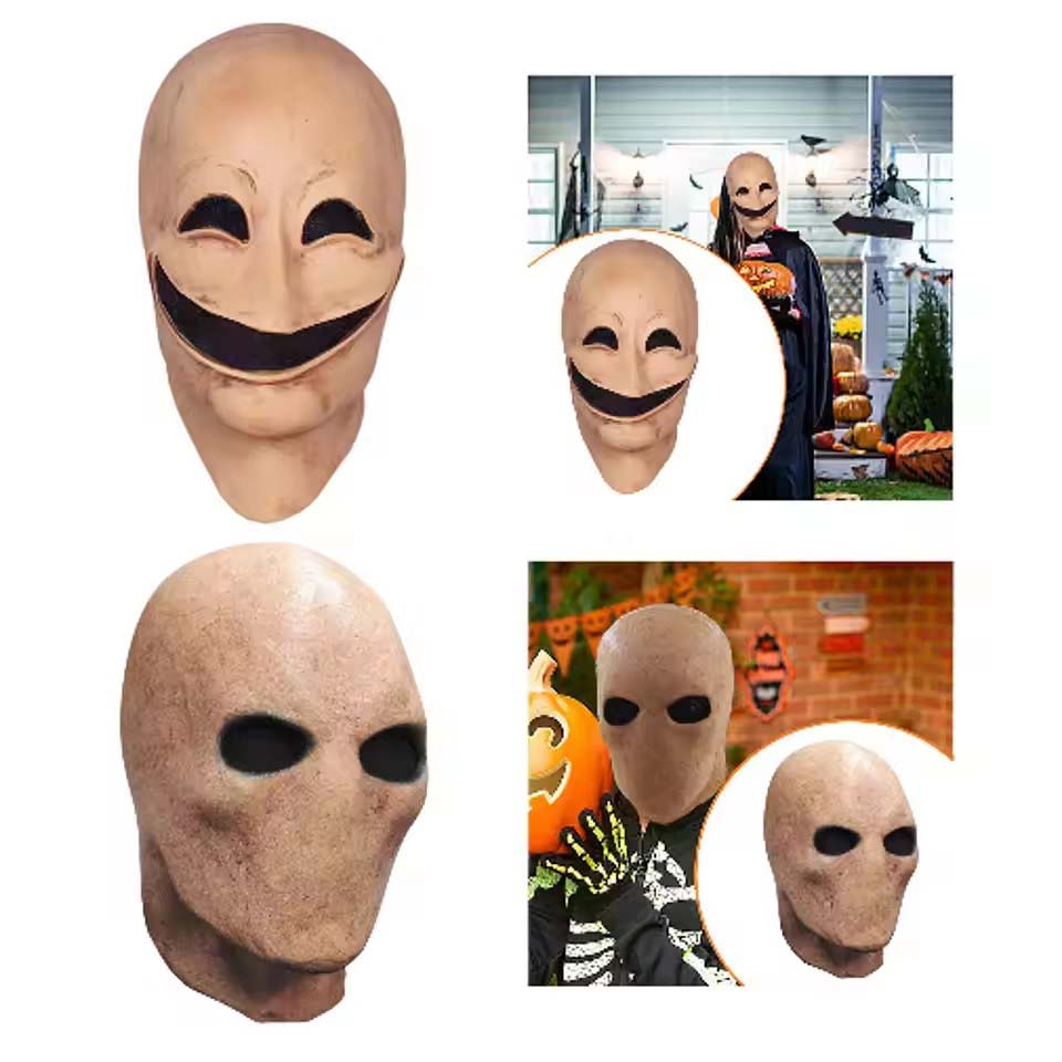 Faceless&Smile Man Halloween S - đánh giá và giá Latex Alien Mask Realistic
