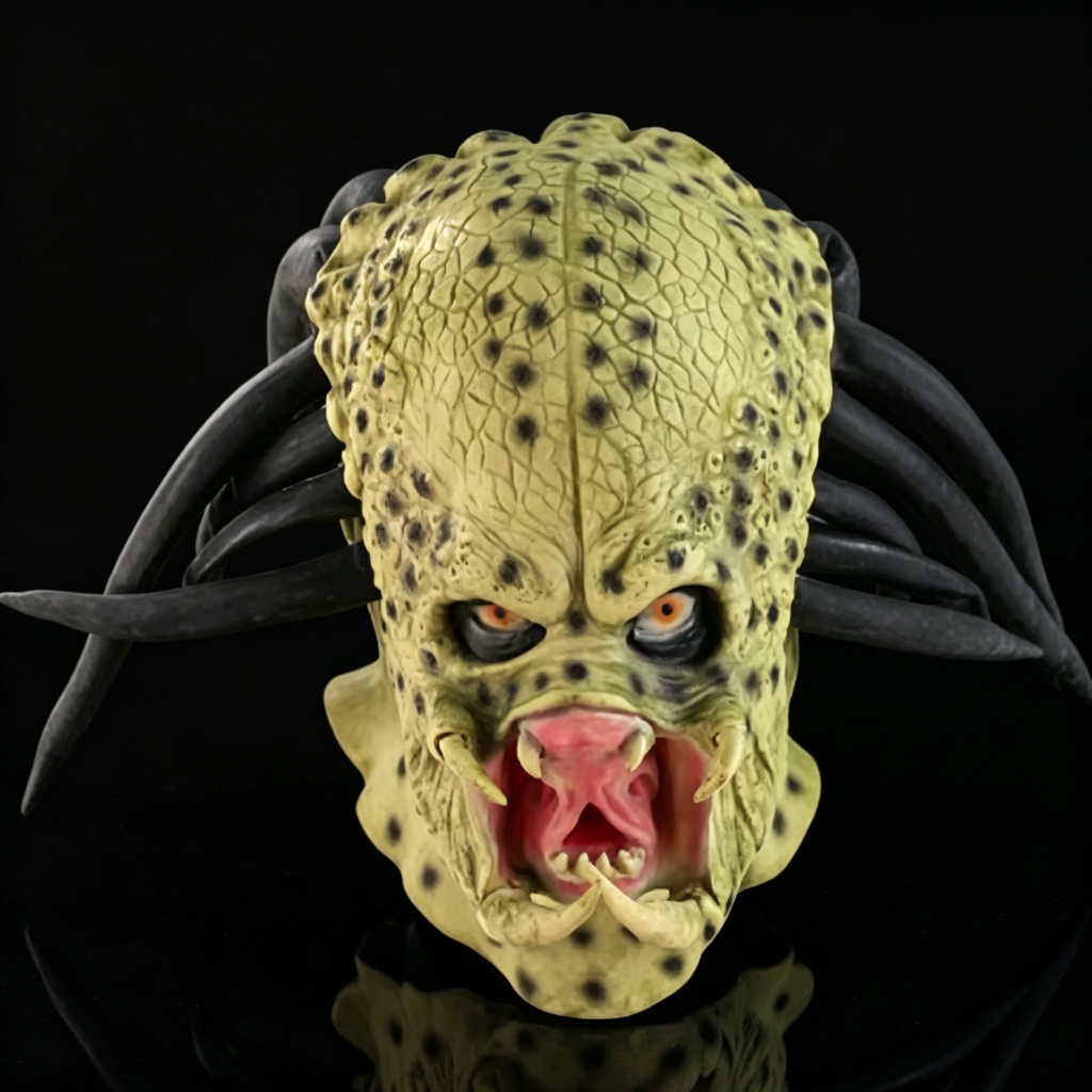 Realistic Predator Full Head M - đánh giá và giá Latex Alien Mask Realistic