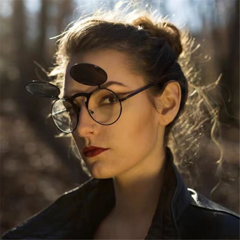 Retro Steampunk Red Round Sung - đánh giá và giá Glow In The Dark Party Glasses