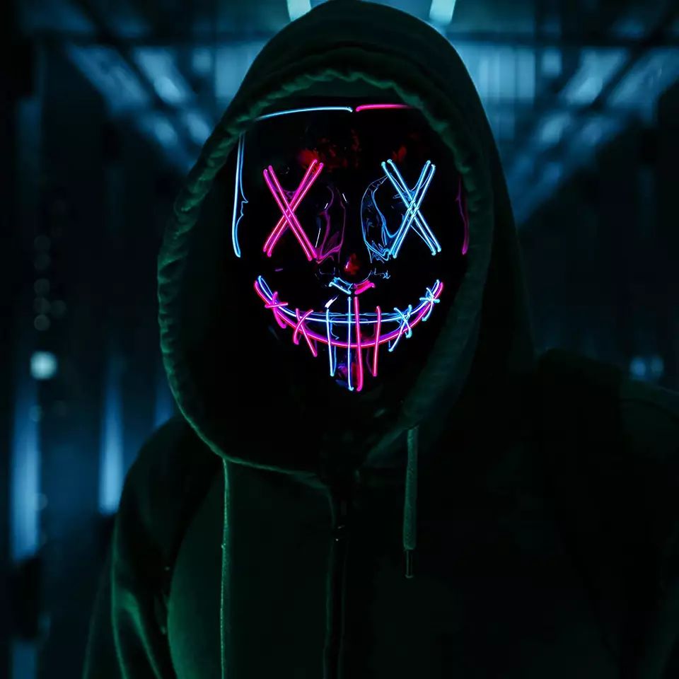 LED Light up Mask for Hallowee - đánh giá và giá Led Purge Mask Halloween
