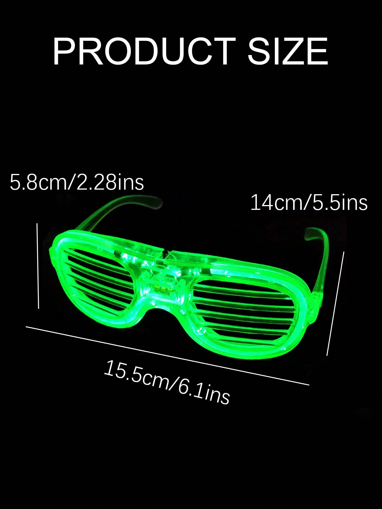 5/10pcs Led Light Up Glasses G - đánh giá và giá Glow In The Dark Party Glasses