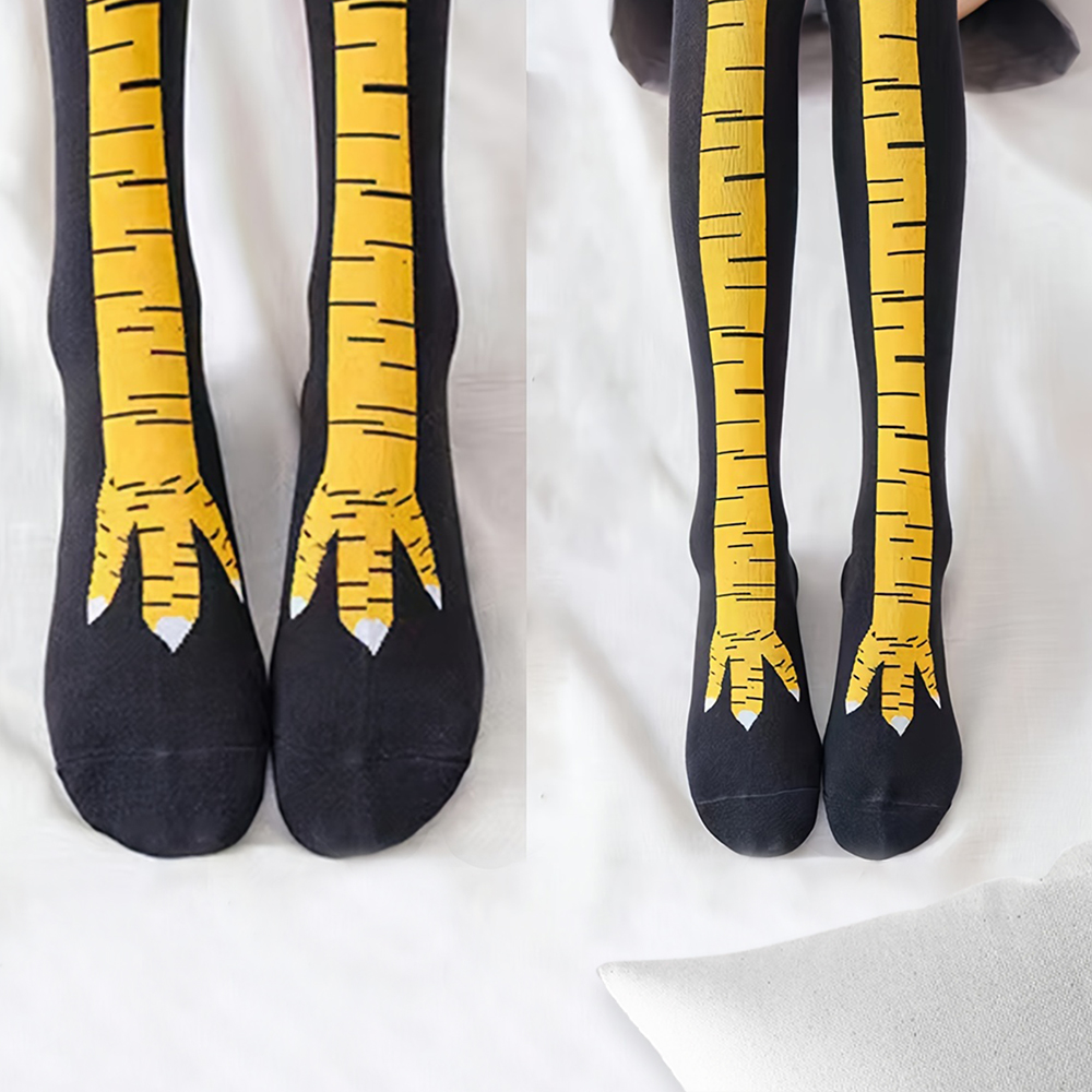 1/2/5/10 Pairs Women Knee High - đánh giá và giá Funny Chicken Leg Socks