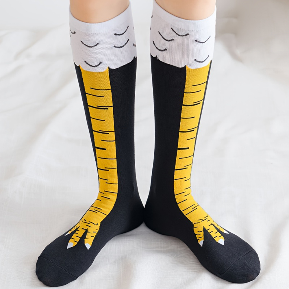 1/2/5/10 Pairs Women Knee High - đánh giá và giá Funny Chicken Leg Socks