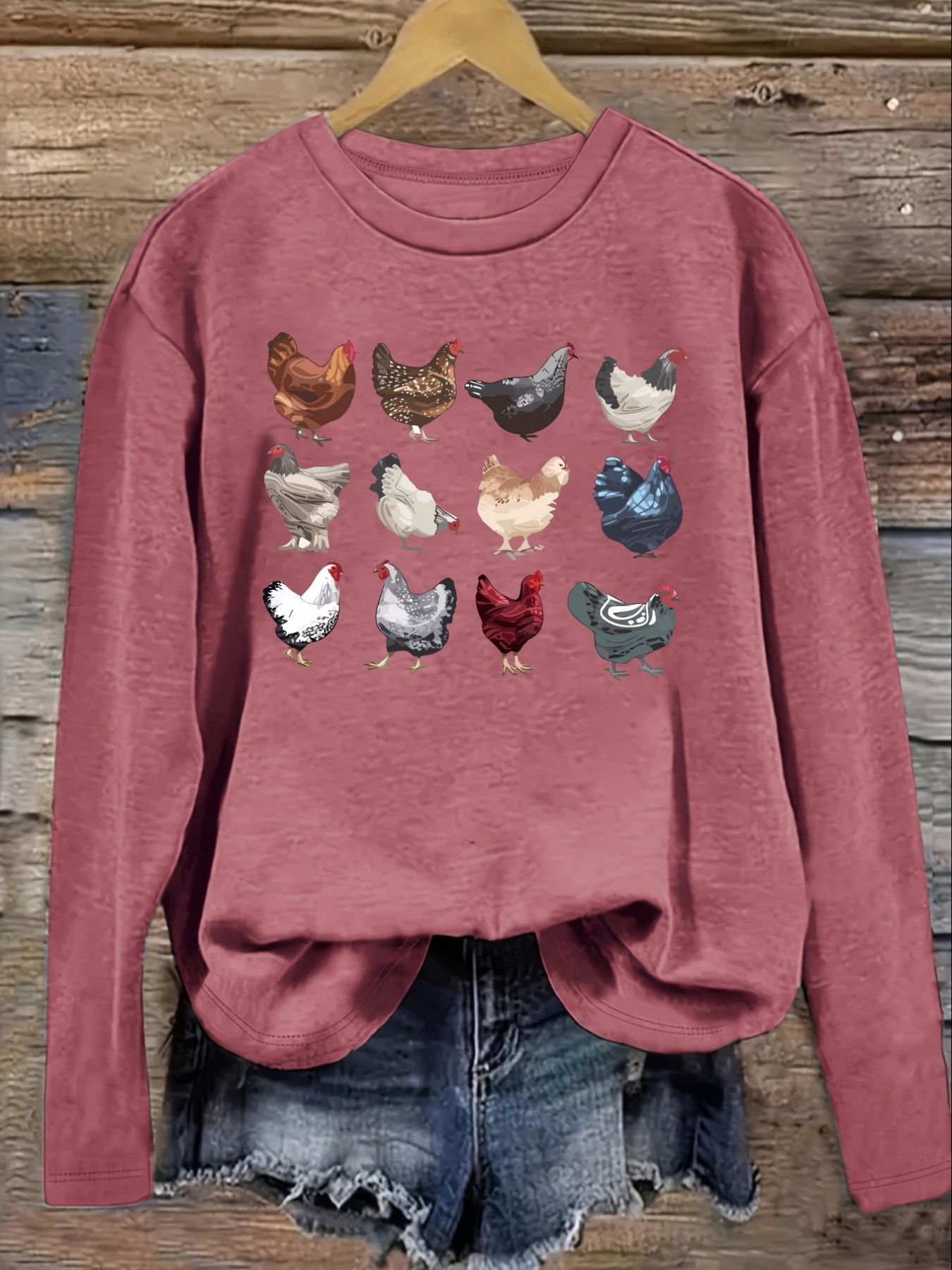 Women's Casual Long Sleeve Cre - đánh giá và giá Costumes