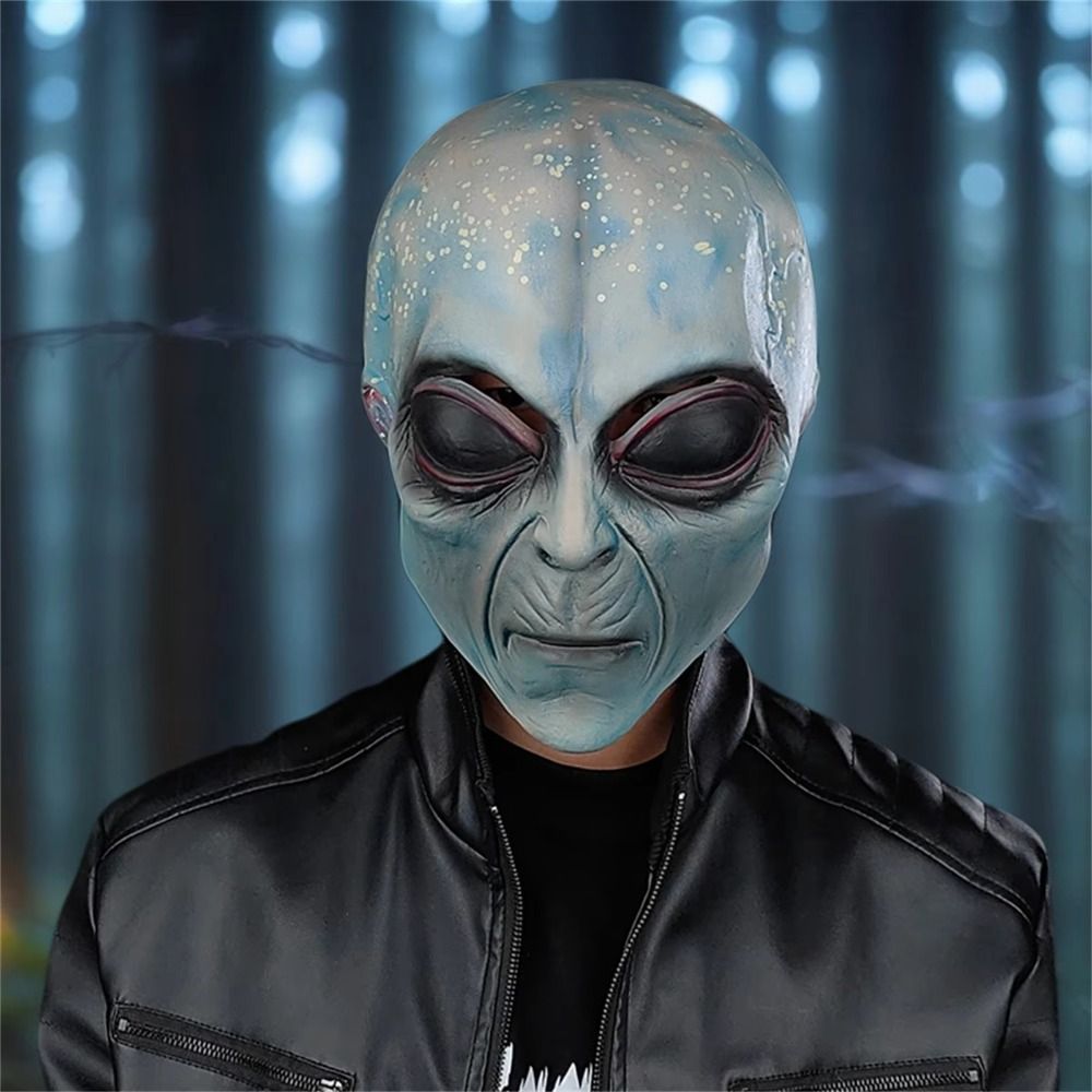 Latex Material Alien Mask Full - đánh giá và giá Latex Alien Mask Realistic