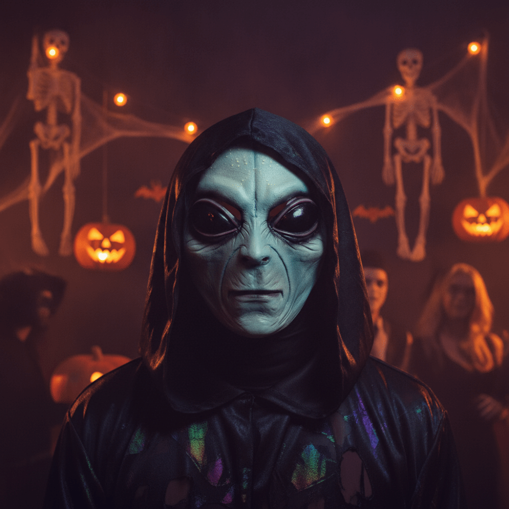 Latex Material Alien Mask Full - đánh giá và giá Latex Alien Mask Realistic