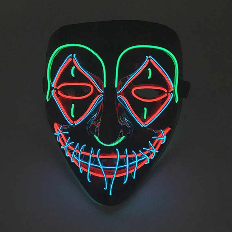 LED Killer Mask Halloween Danc - đánh giá và giá Led Purge Mask Halloween