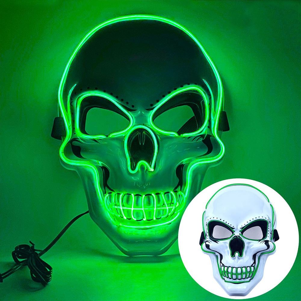 Fashion Horror Halloween Skull - đánh giá và giá Led Purge Mask Halloween