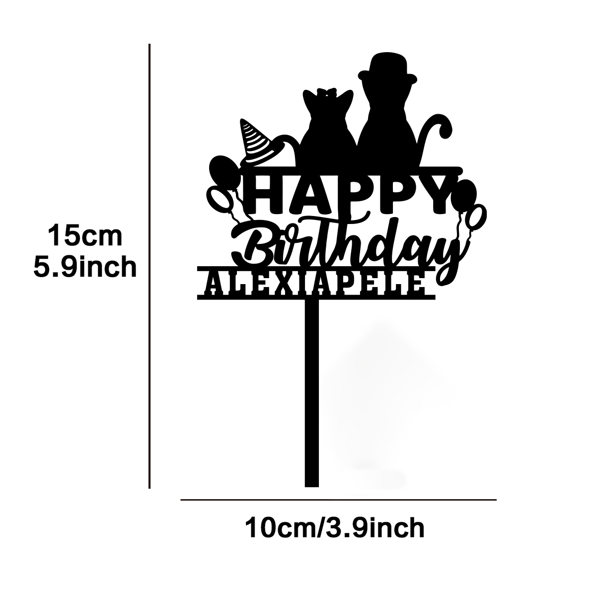 1PC Diy Birthday wishes full o - đánh giá và giá Party Supplies