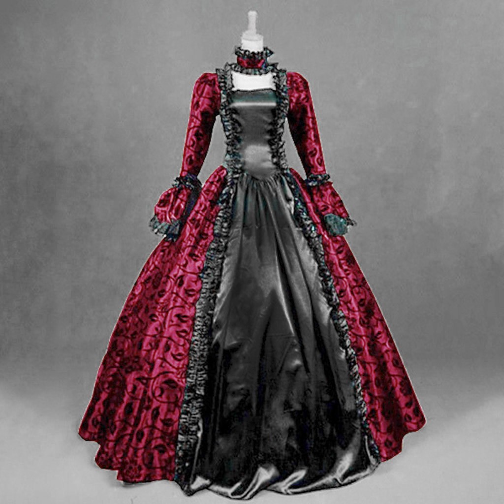 Women Vintage Exquisite Dress  - đánh giá và giá Medieval Renaissance Dress Women