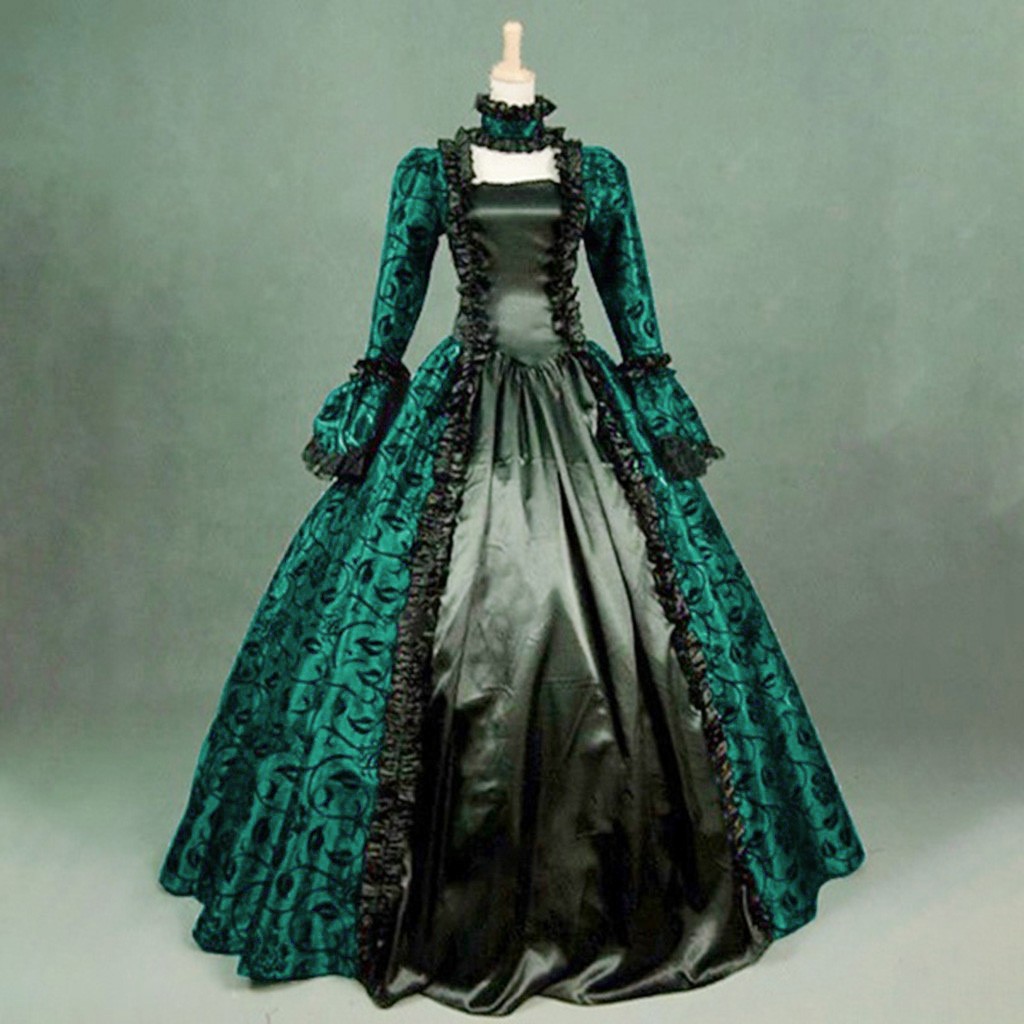Women Vintage Exquisite Dress  - đánh giá và giá Medieval Renaissance Dress Women