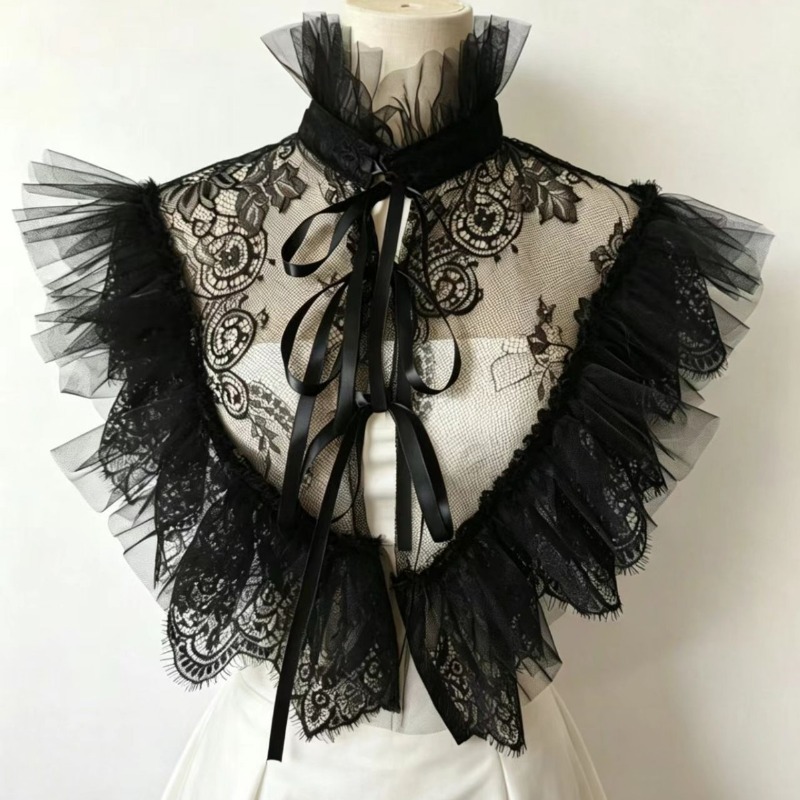 Gothic Style Lace Tulle False  - đánh giá và giá Costumes