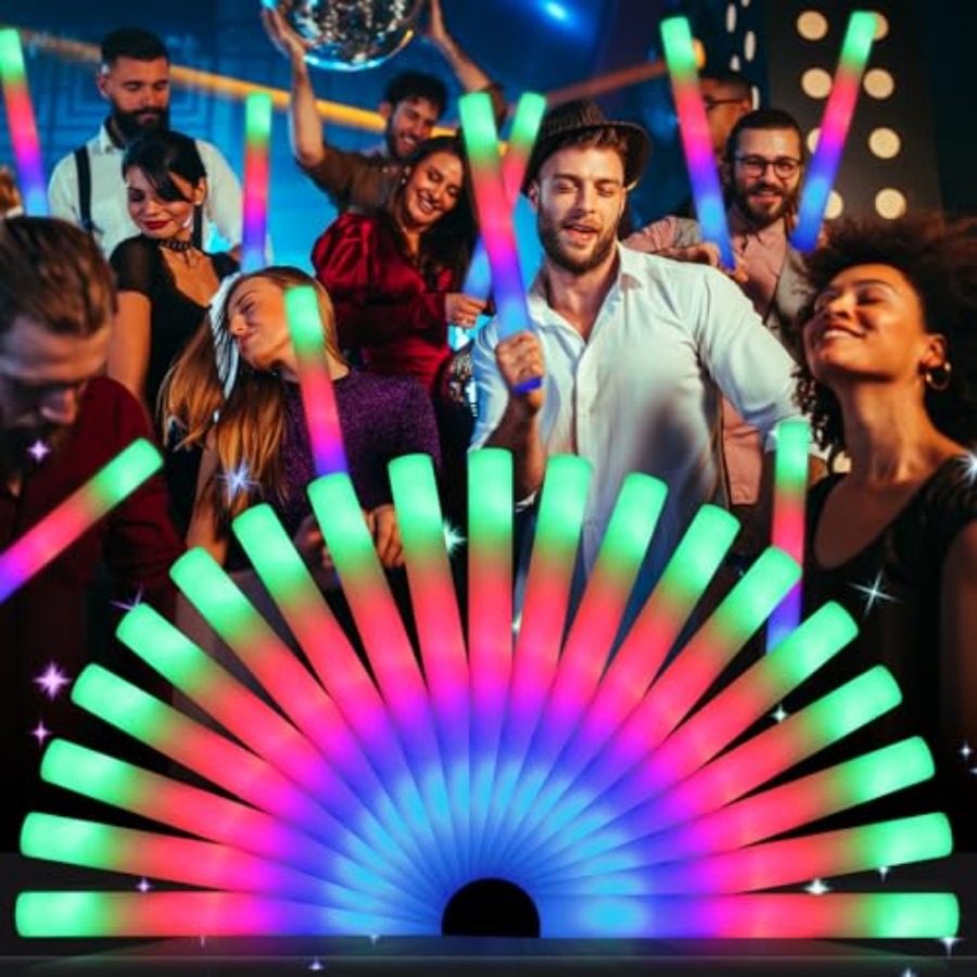 Pack Foam Glow Sticks, Bulk LE - đánh giá và giá Flashing Led Foam Sticks Party