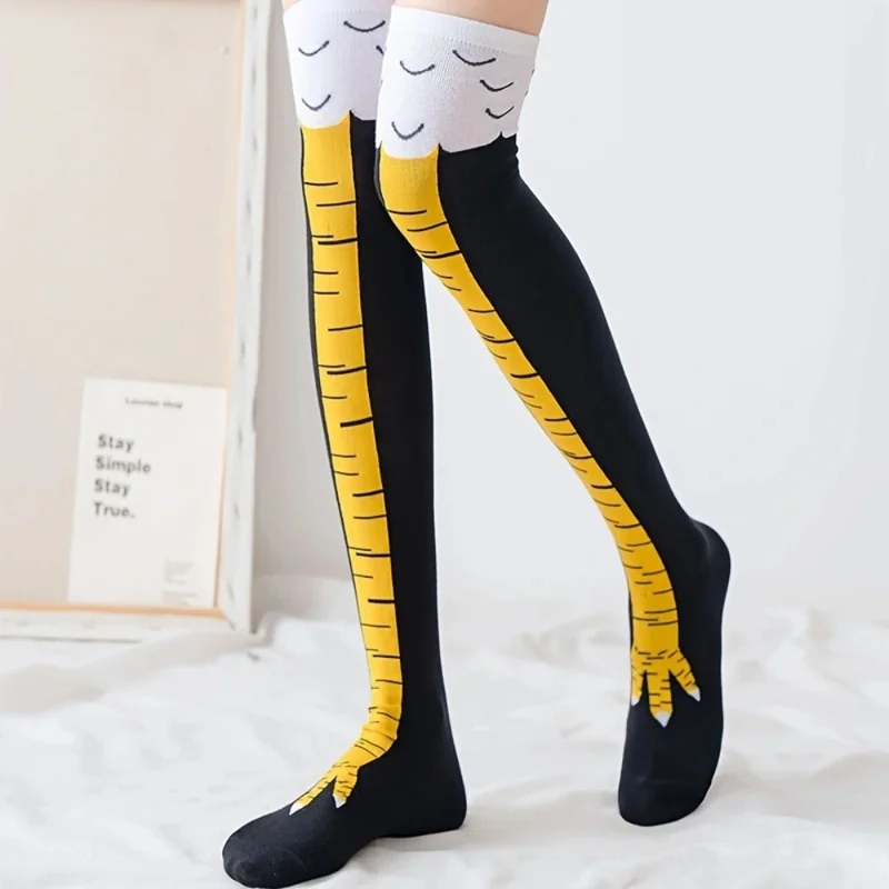 1/2pairs Chicken Paws Feet Lon - đánh giá và giá Funny Chicken Leg Socks