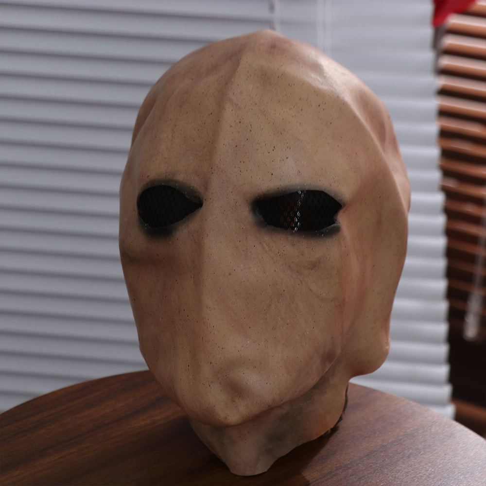 Faceless Man Halloween Slender - đánh giá và giá Latex Alien Mask Realistic