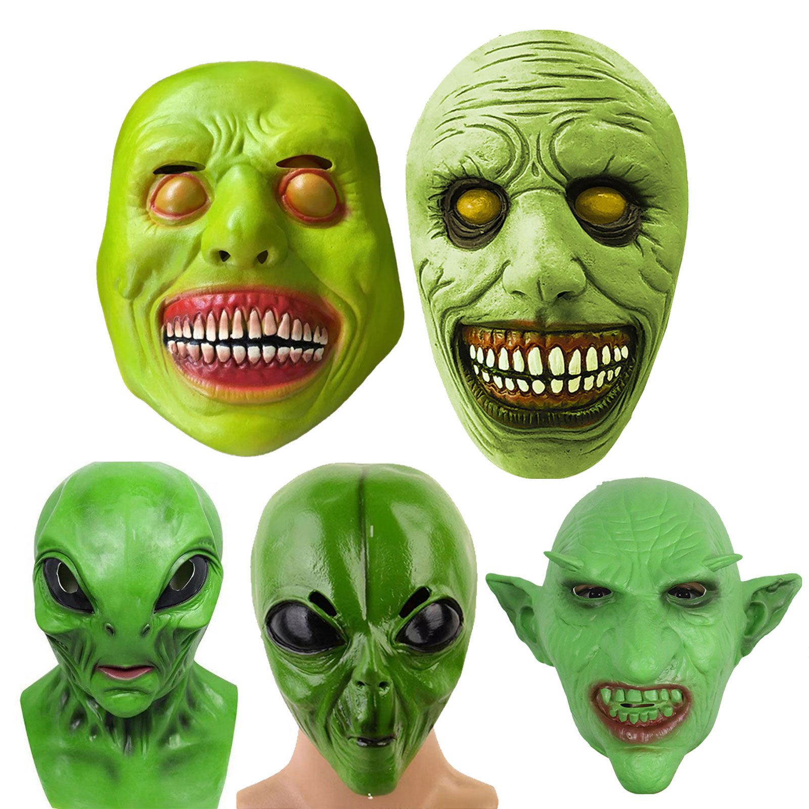 Halloween Alien Mask Realistic - đánh giá và giá Latex Alien Mask Realistic