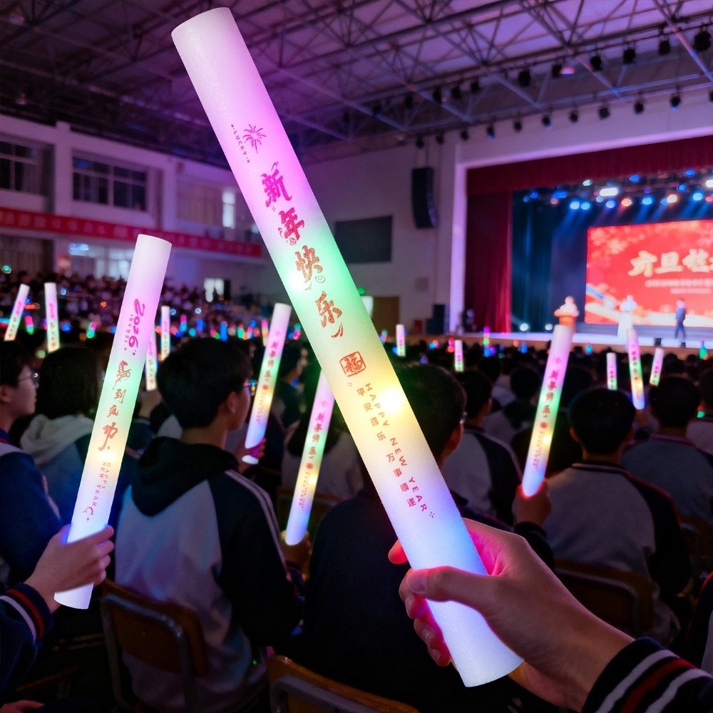 Atmosphere Props Colorful Spon - đánh giá và giá Flashing Led Foam Sticks Party