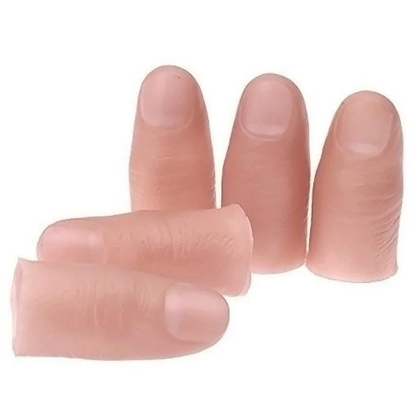 5Pcs/Set Fakes Soft Thumb Tip  - đánh giá và giá Thumb Tip Magic Trick Set