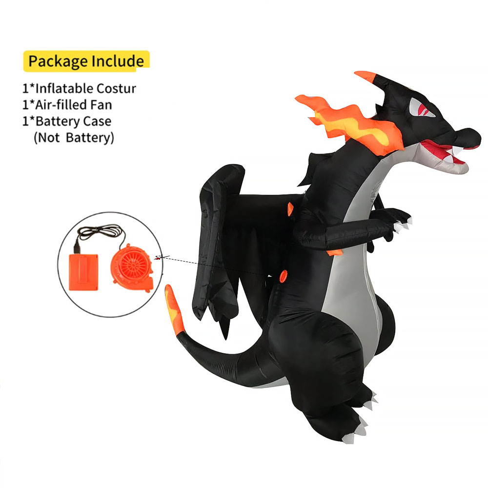 Adult Inflatable Black A fire- - đánh giá và giá Inflatable Dinosaur Costume Adult