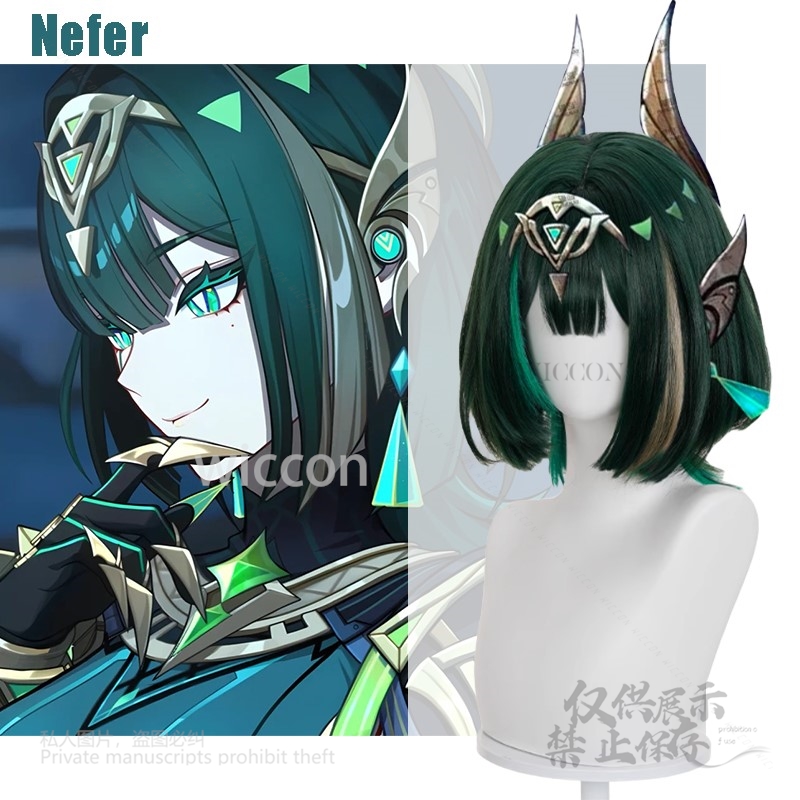 Anime Game Genshin Impact New  - đánh giá và giá Anime Cosplay Wig Heat Resistant