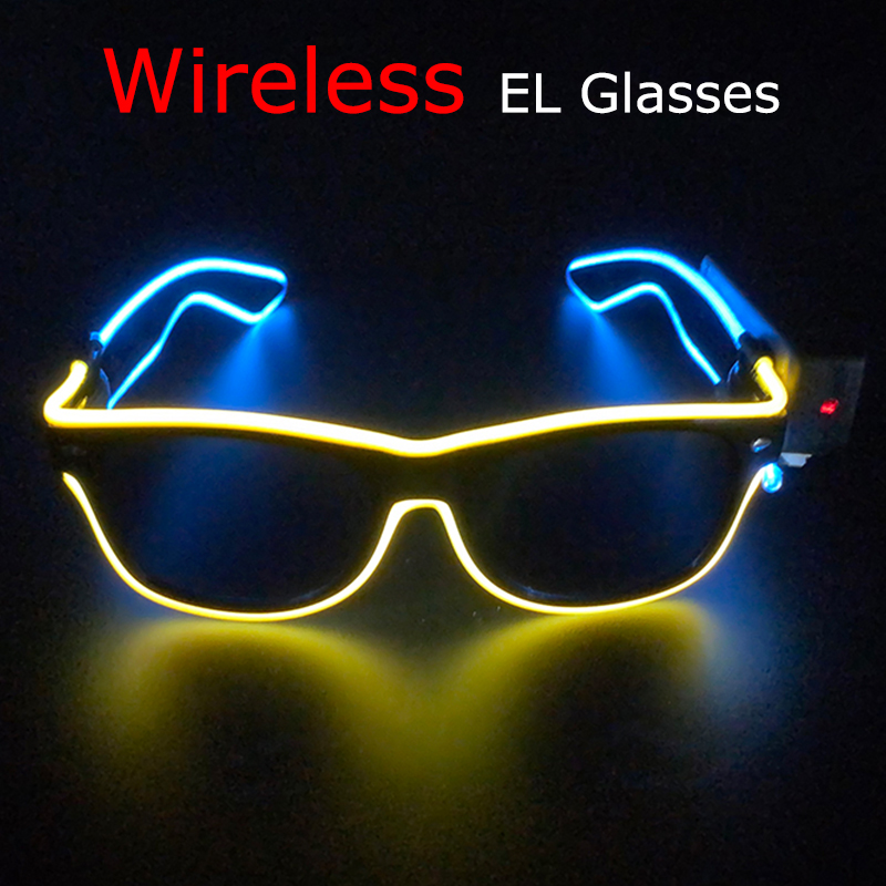 Wireless Cool LED Sunglasses f - đánh giá và giá Glow In The Dark Party Glasses