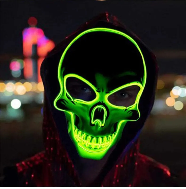 Neon Mask Led Light Up Party M - đánh giá và giá Led Purge Mask Halloween